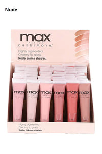 Thumbnail for MAX Cherimoya Lip Gloss Ultra Shine Clear Jelly Gloss NUDE